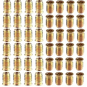 Bjyxszd 1 Gewindeeinsatz-Muttern M8 x 20 50 Stück