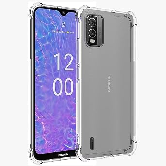 Case for Nokia C210 Case, Nokia C 210 Cute Case, Clear Flexible Bumper TPU Soft Rubber Silicone Cover Phone Case for Nokia C210 Crystal Clear
