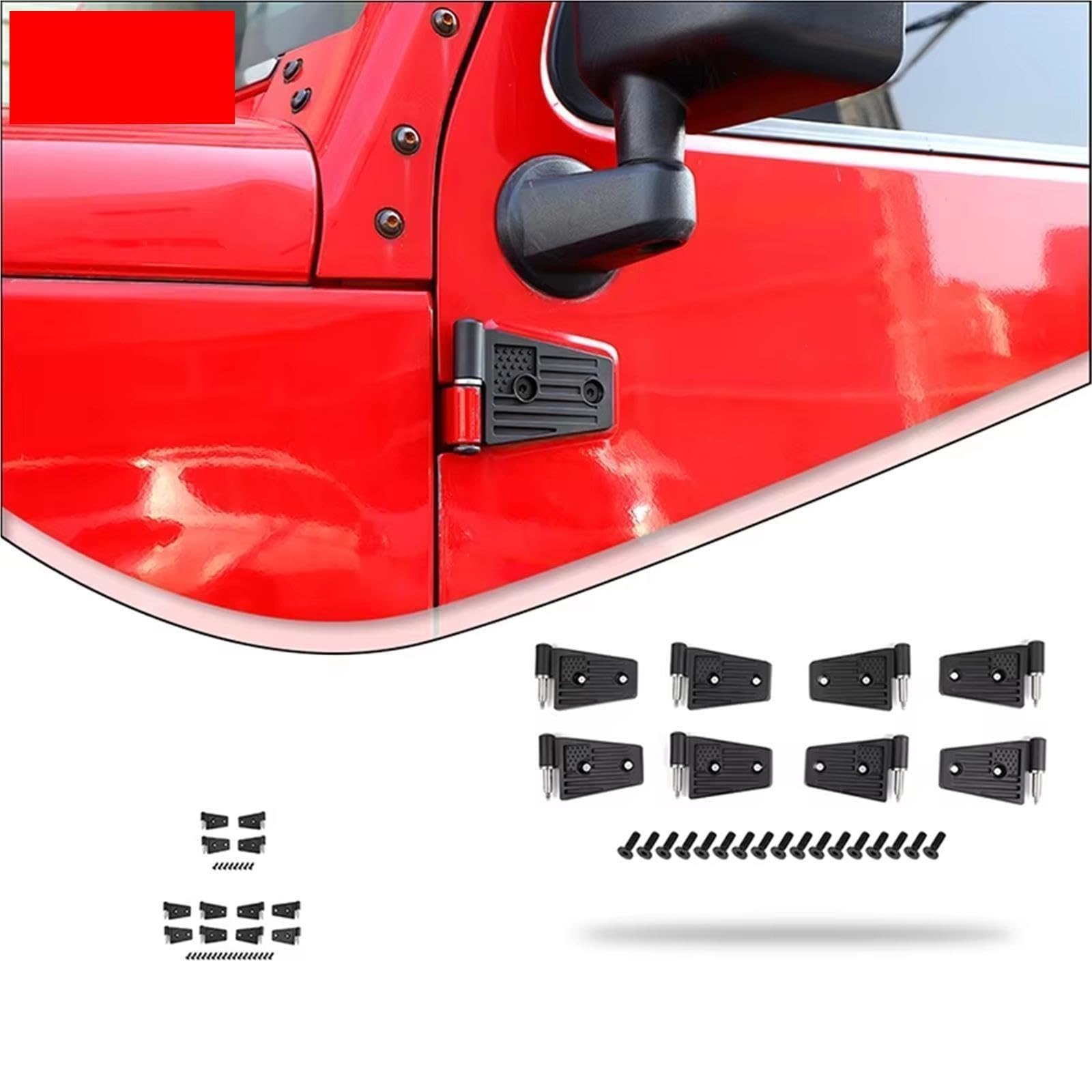 Per Jeep Per Wrangler 2007-2017 Cerniera porta auto