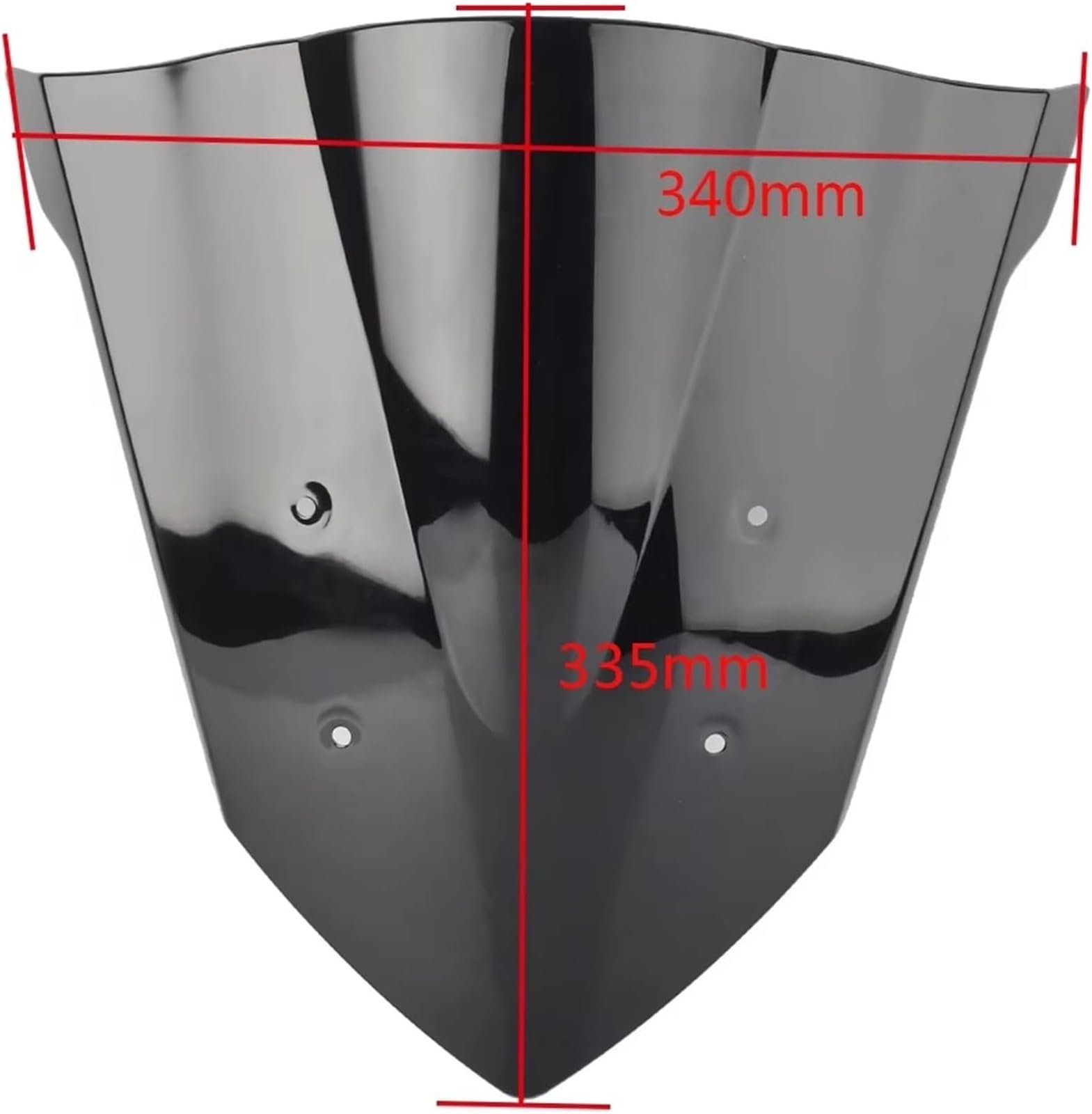 Parabrisas De Motocicleta para CBR650F para CBR650 F 2014 2015 2016 2017 Deflector Viento Motocicleta Parabrisas(Iridium)