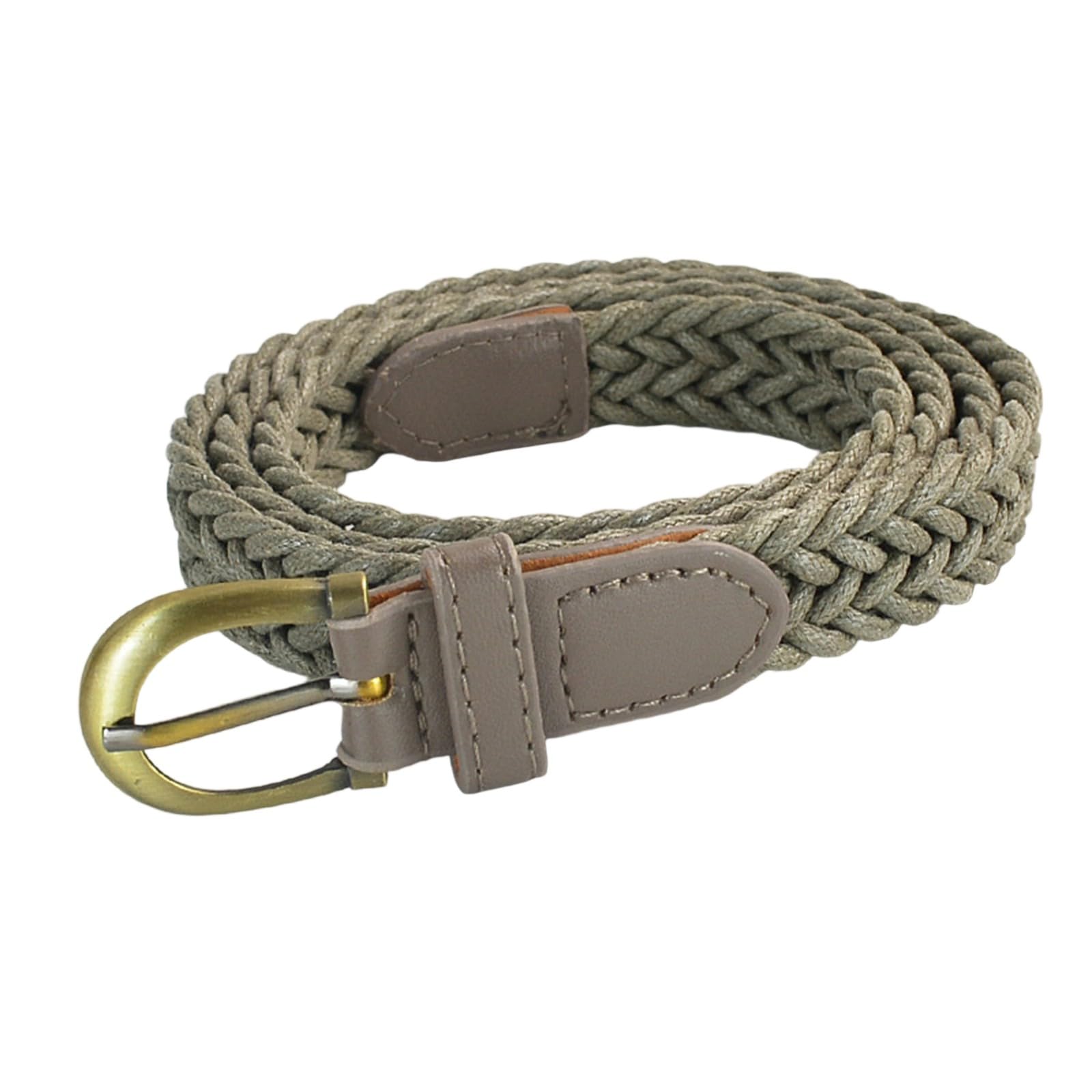 MICFENY Retro Thin Braided Waist Belt Decorative Waistband for Women Girl Classical Pin Clasp Design for Jeans Dresses