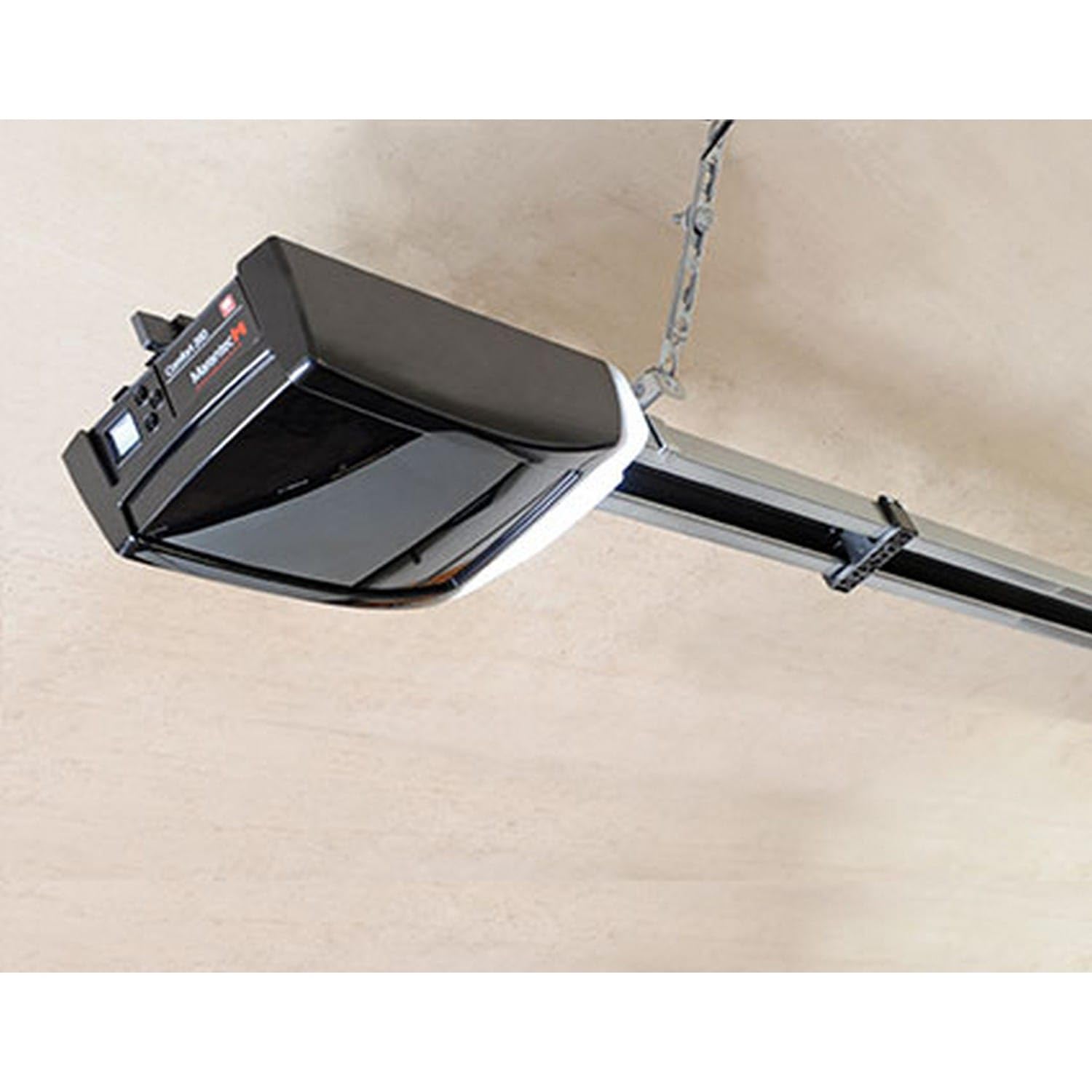Marantec Comfort 280 - Accionamiento para puerta de garaje (incluye 1 transmisor, accionamiento eléctrico para puertas de garaje, puertas seccionales y batientes), color negro