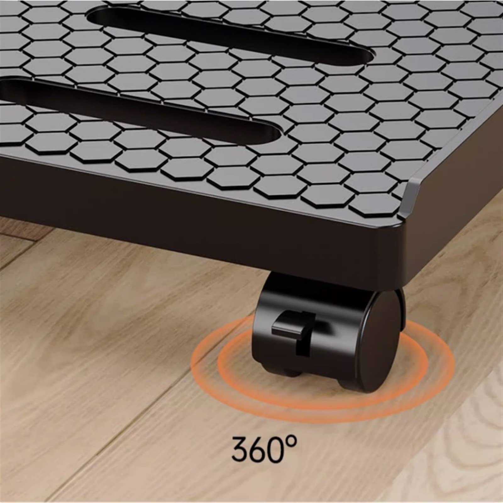 Supporto per CPU Supporto mobile for CPU, supporto a torre for PC con rotelle con 4 ruote piroettanti, carrello porta CPU da pavimento con ruota bloccata sotto la scrivania for ufficio domestico Suppo