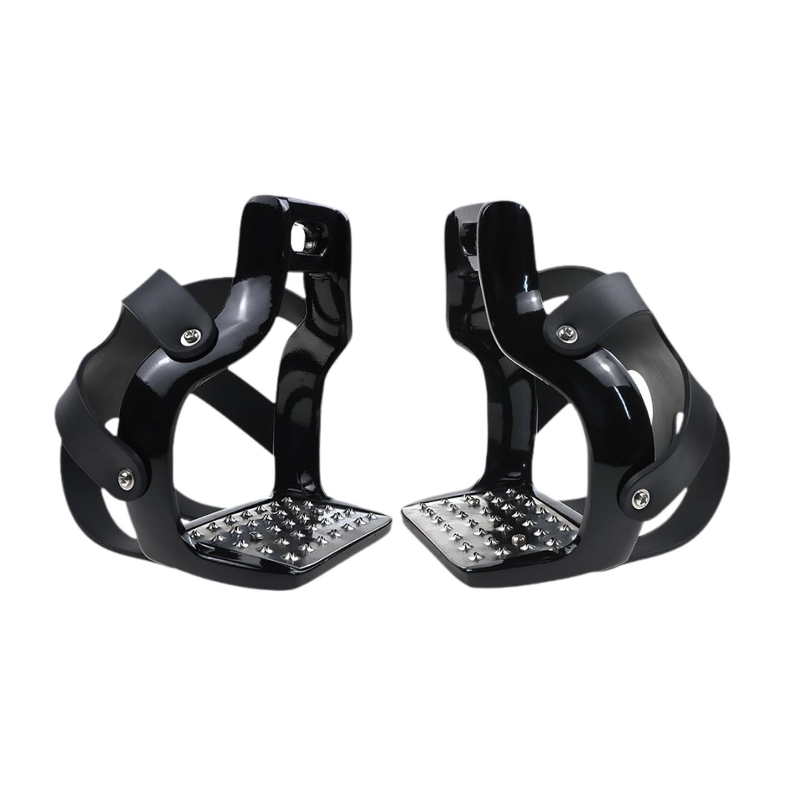 2 Piezas Estribos para Caballo para Montar Pedal Antideslizante Estructura en Aluminio Soporte Seguro Adecuado para Profesionales Y