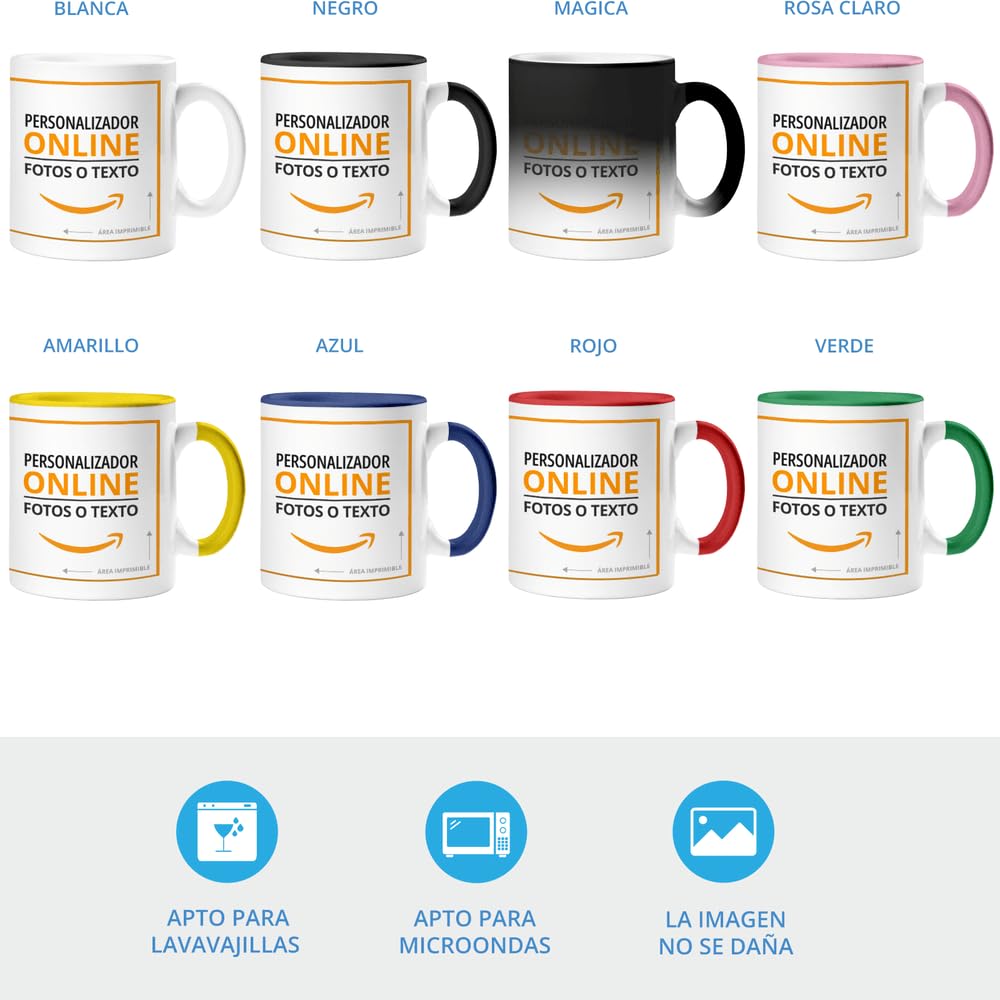 Taza Personalizada | Material: Cerámica | Modelo: Taza Blanca | Ideal para Regalo Personalizado o uso Empresarial | Color: Blanco | Capacidad: 325 ml