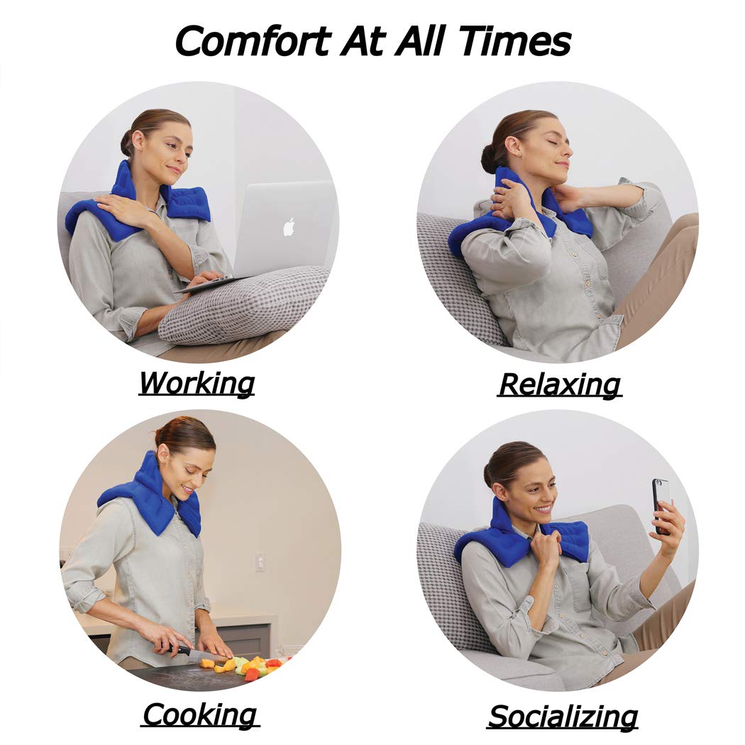 My Heating Pad Upper Back Neck and Shoulders Heating Pad Microwavable