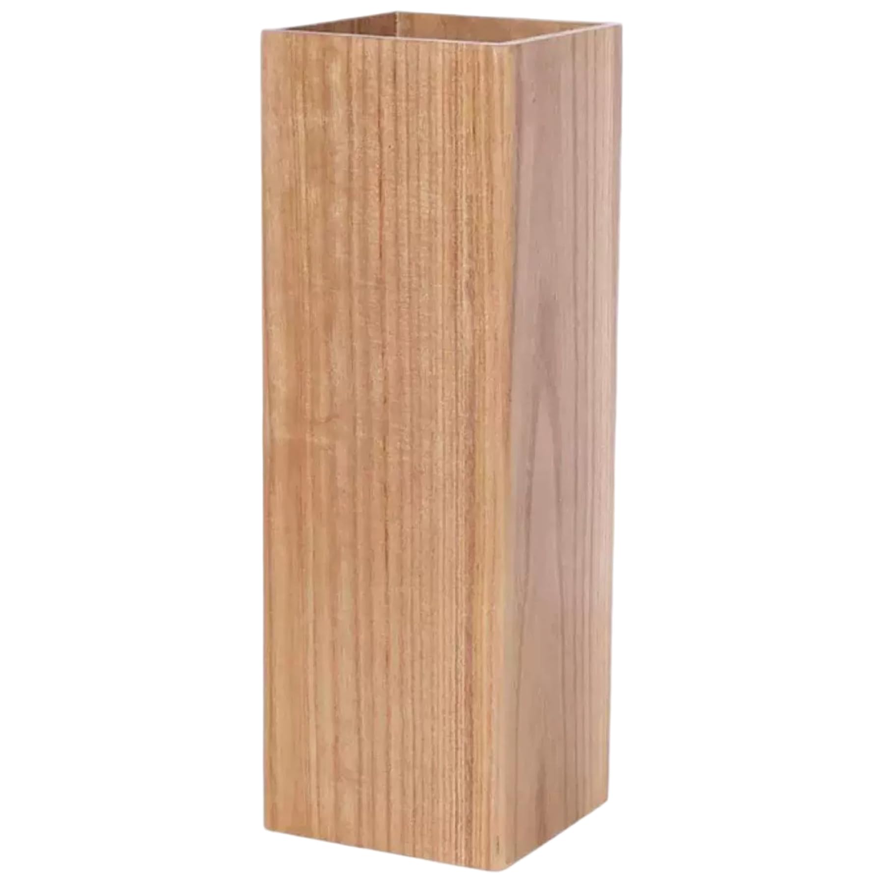BHFPFZA Natural Wood Umbrella Stand – Modern Design for Home & Office Entryway, Perfect for Storing Canes & Umbrellas, Elegant & Functional