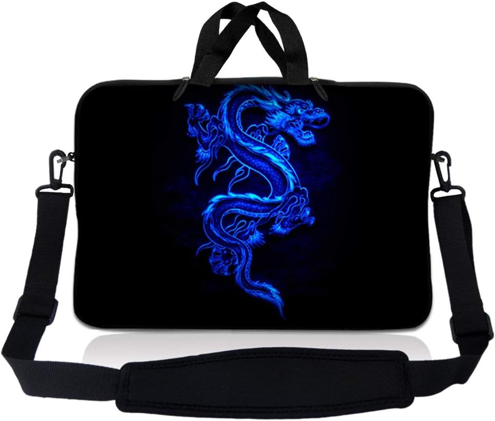 Laptop Skin Shop Neoprene Laptop Sleeve Bag Carrying Case with Handle and Adjustable Shoulder Strap Parent 2