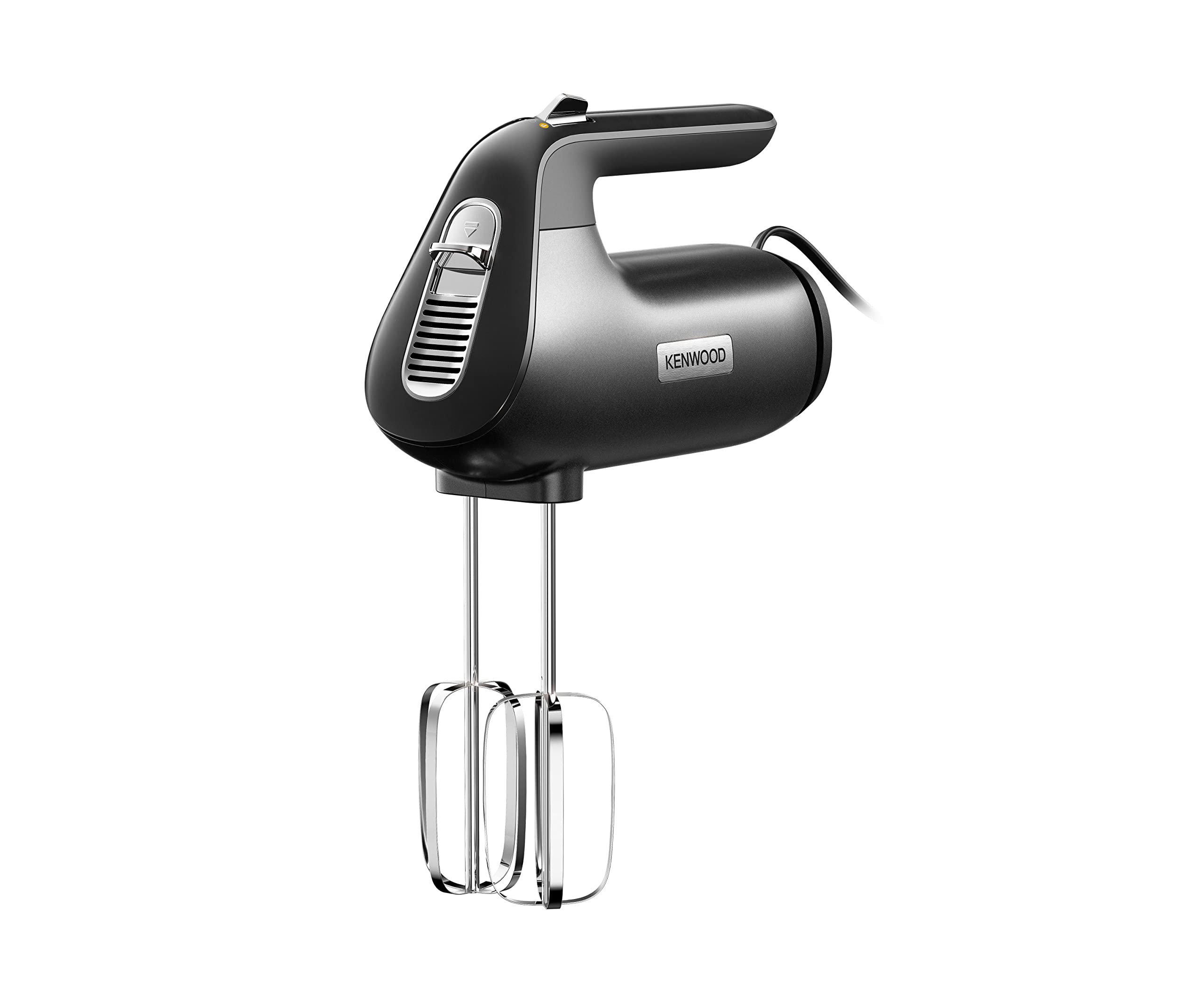Kenwood HMP50.000BK QuickMix+ Batteur avec fouets et crochets en acier inox, poignée SureGrip, idéal pour pâtisserie maison