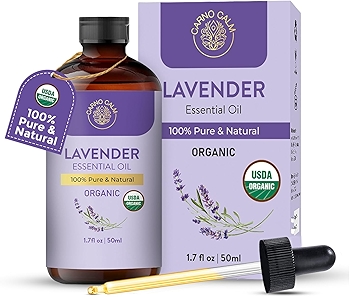 Organic Lavender Essential Oil for Aromatherapy, Skin, and Hair Care