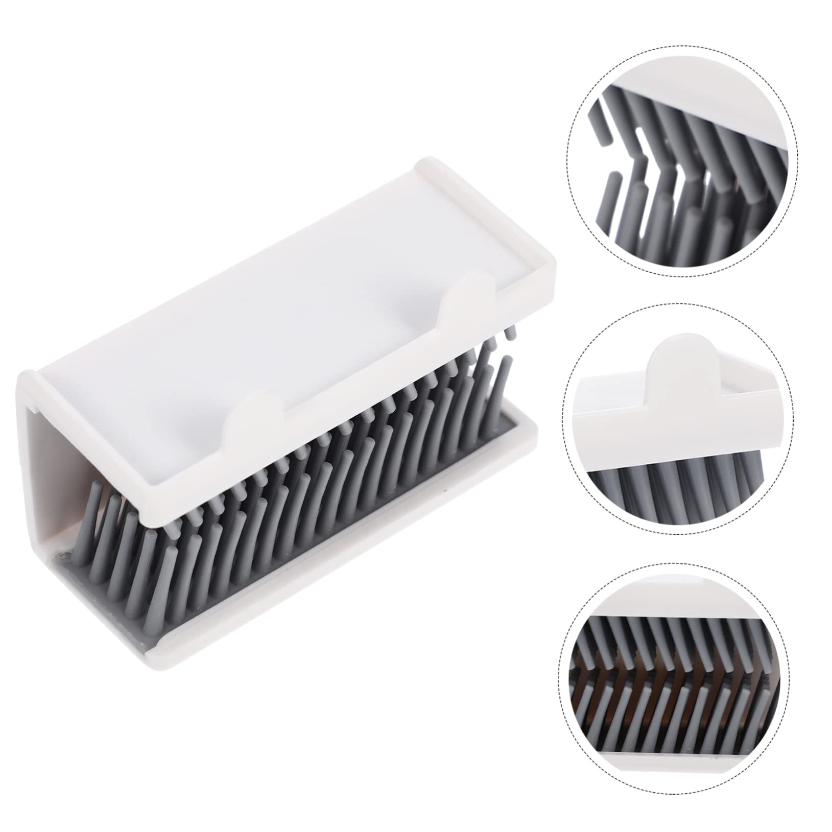 UKCOCO 4piezas Colector De Pelo De Reutilizable Captador De Cabello para Pared De Baño Accesorio De Almacenamiento Estilo Moderno Fácil Instalación Superficies Lisas Diseño