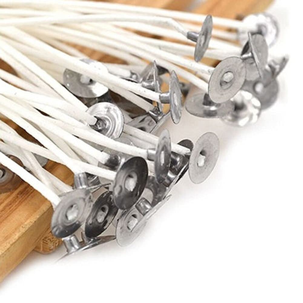 Stoppini Per Candele Pre-Cerati - 20 Pezzi Da 100mm, Low Fumo Per Fai Da Te - Foto 4