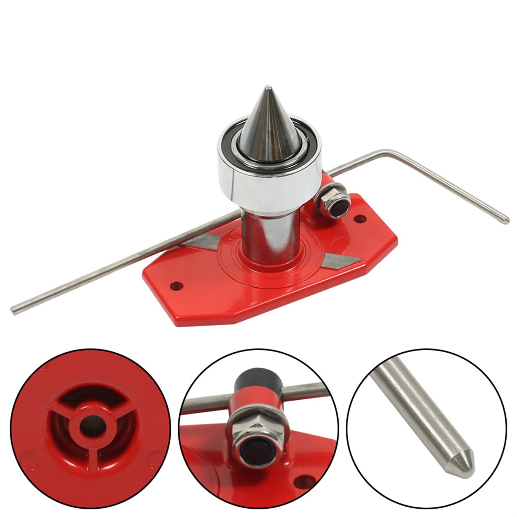 munirater Equilibrador de cuchillas de repuesto para 750-087 MAG-1000 soporte de pared para cortacésped