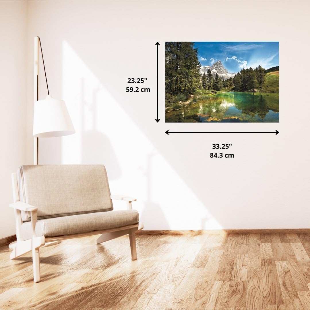 Clementoni - 31680 - Collection - The Blue Lake - 1500 Pieces, Multi Colour