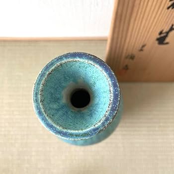 Amazon.co.jp: たち吉 清水焼 織部鶴首 花生 楠吉 花瓶 : ホーム