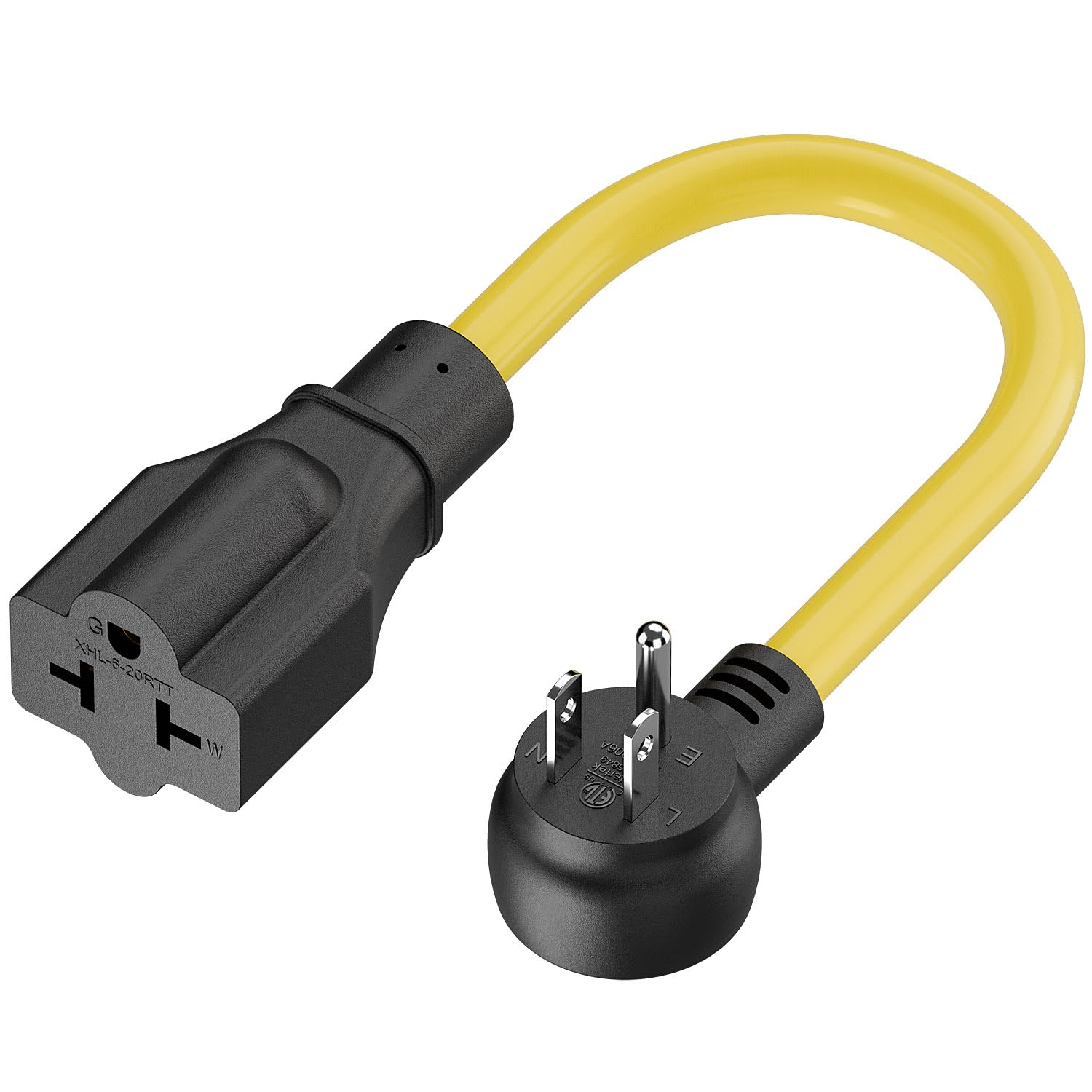 Heavy Duty 4 in 1 NEMA 5-15P Adapter Cord 12AWG, Plugrand NEMA 5