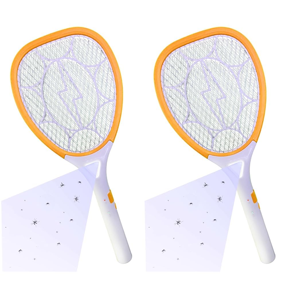 Mr. Right Mosquito Racket (CE Certified) Mosquito Bat Rechargeable with LED | Made in India with 6 Months Warranty (Mustard Yellow) (Pack of 2) (B0CL43HLH9) Amazon Price History, Amazon Price Tracker