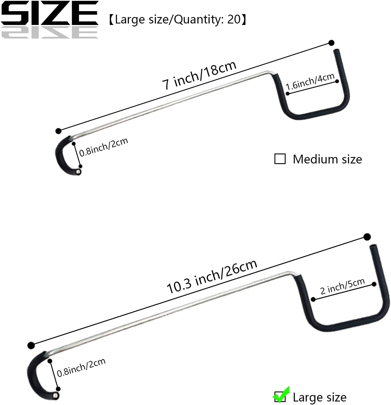 20PCS Fruit Tree Limb Spreader, 10.3Inch Fruit Tree Branch Puller with Plastic Hose Wrapped Iron Wire, Tree Open Angle Pull Branch Durable Solution