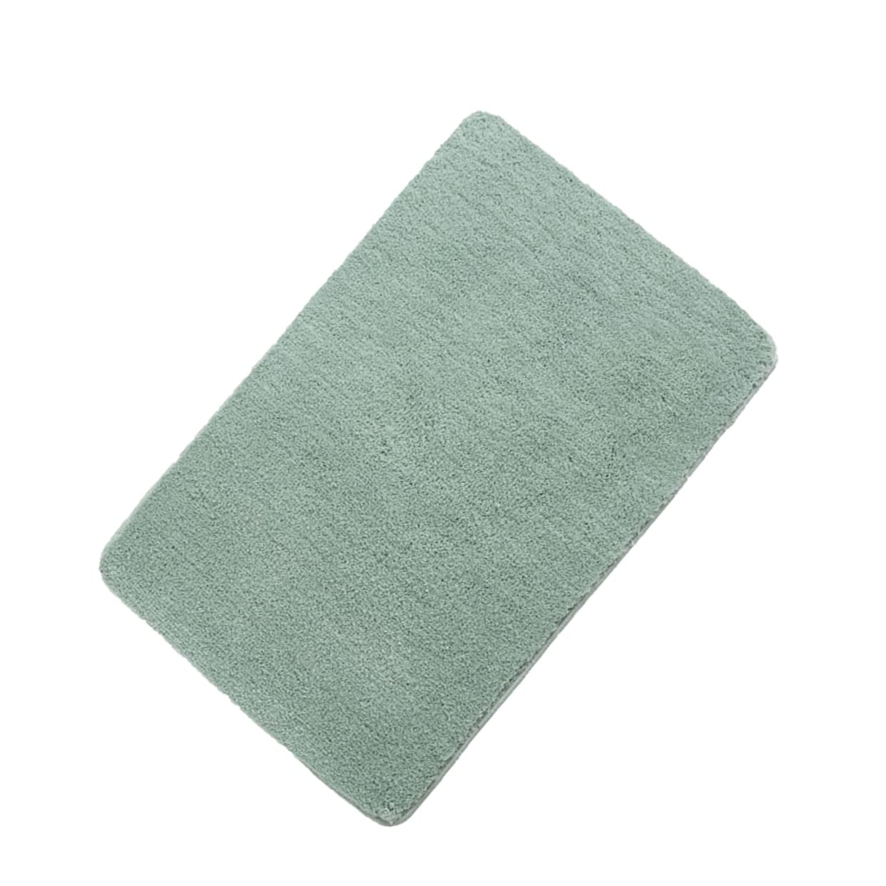 TOPBATHY Tappetino Antiscivolo Per Camera Da Letto Tappeto Assorbente Acqua Tappeto Morbido Verde Per Soggiorno Realizzato in Materiale Resistente Facile Da Pulire