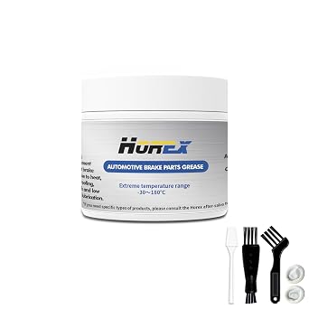 Disc Drum Brakes Lubricant 50g Truck Brake Parts Grease Bearing Automotive Caliper Grease Anti Squeal Rust Seize for Heavy Duty Tractor Wheel Ceramic Axle Ball Joint Guide Pin Motorcycle