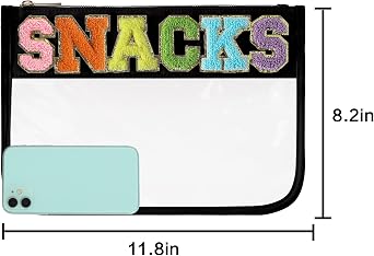 DYSHAYEN Clear Snacks Bag for Travel