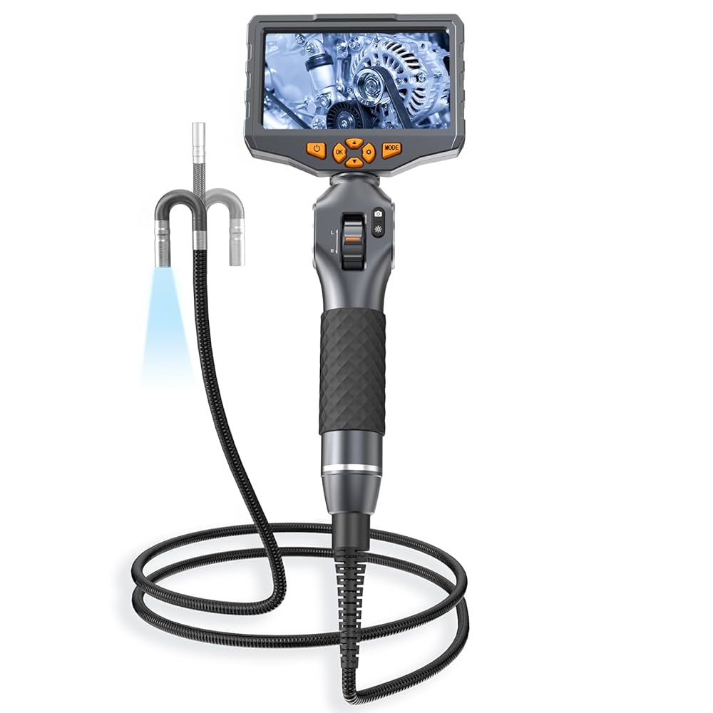 先端可動式 ファイバースコープ 極細5.5mm スコープ Teslong