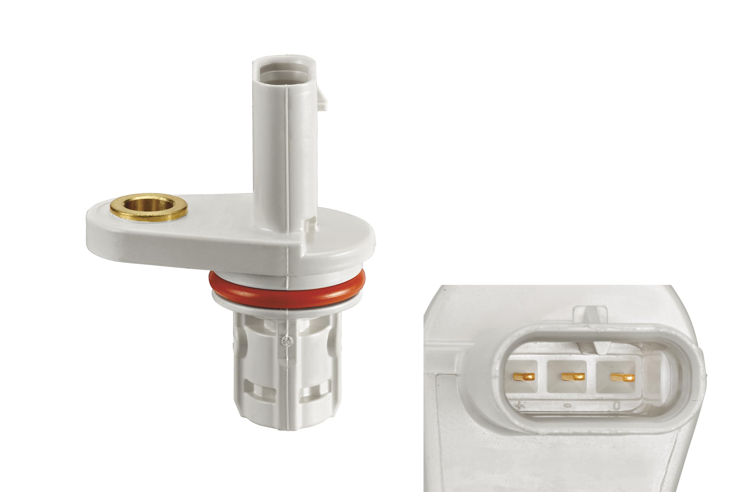 VALEO 253869 Sensor, camshaft position Number of Pins: 3 pins Plug Type: OVAL Sensor Technology: HALL With cable: NO Probe length: 24 mm