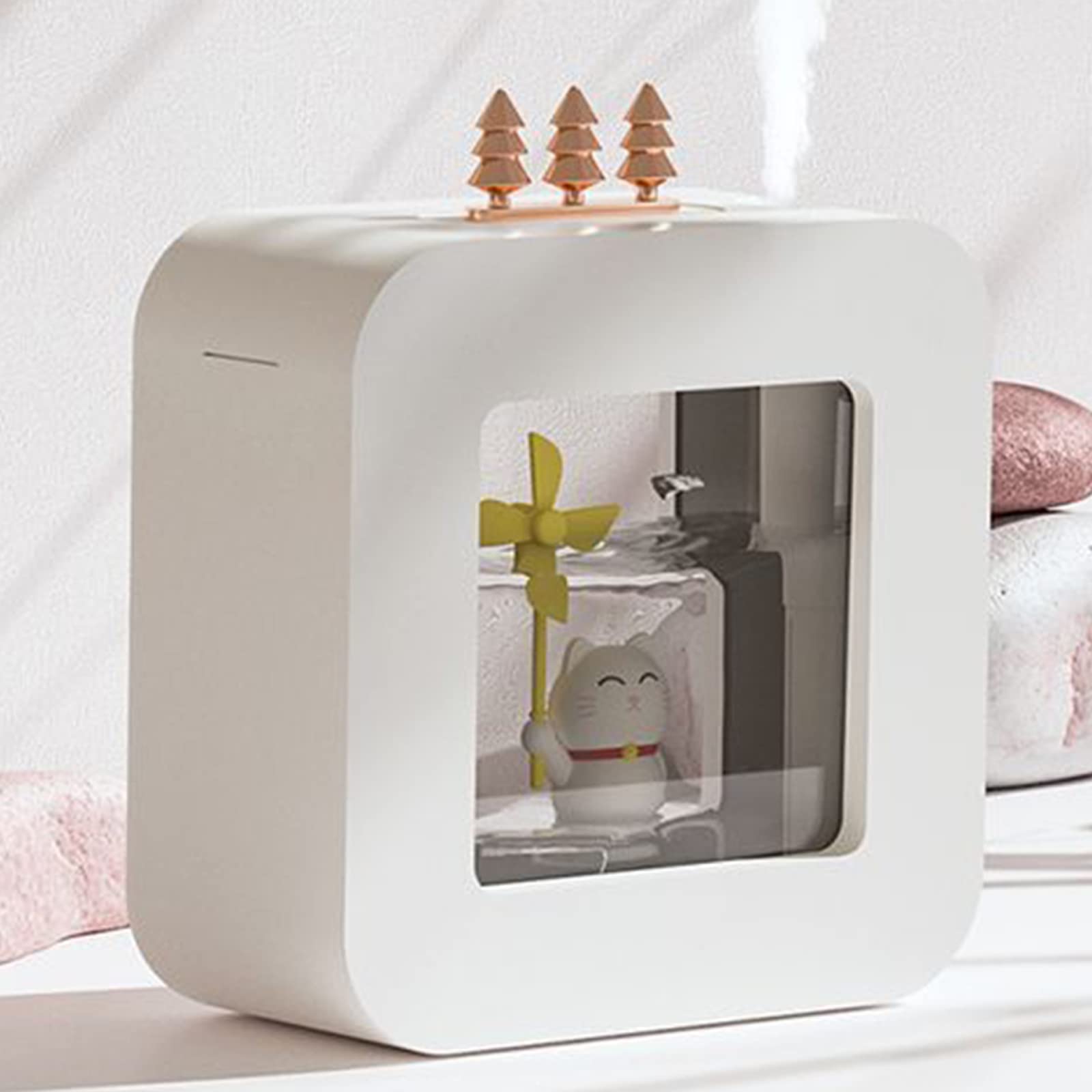 Humidificador Bebé Silencioso,con Aromaterapia Difusor,Humidificador Coche,para Hogar, Habitación para Bebés, Oficina,Blanco