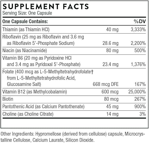 Miniatura 4 de Thorne Nutrient Essentials Duo - Bisglicinato de hierro y complejo B #12 para apoyo energético y apoyo sanguíneo - 60 porciones