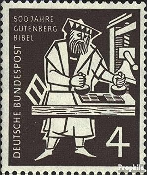 FRD FR.Germany 198 Complete.Issue. unmounted Mint/Never hinged ** MNH 1954 gutenberg Bible Stamps for Collectors Christianity