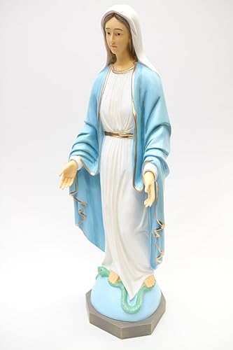 Miniatura 3 de Vittoria Collection Estatua italiana de 31 pulgadas de Nuestra Señora de Gracia hecha en Italia para interiores y exteriores