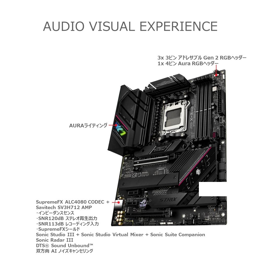 Amazon | ASUS ROG STRIX B650E-F GAMING WIFI AMD Ryzen 7000 