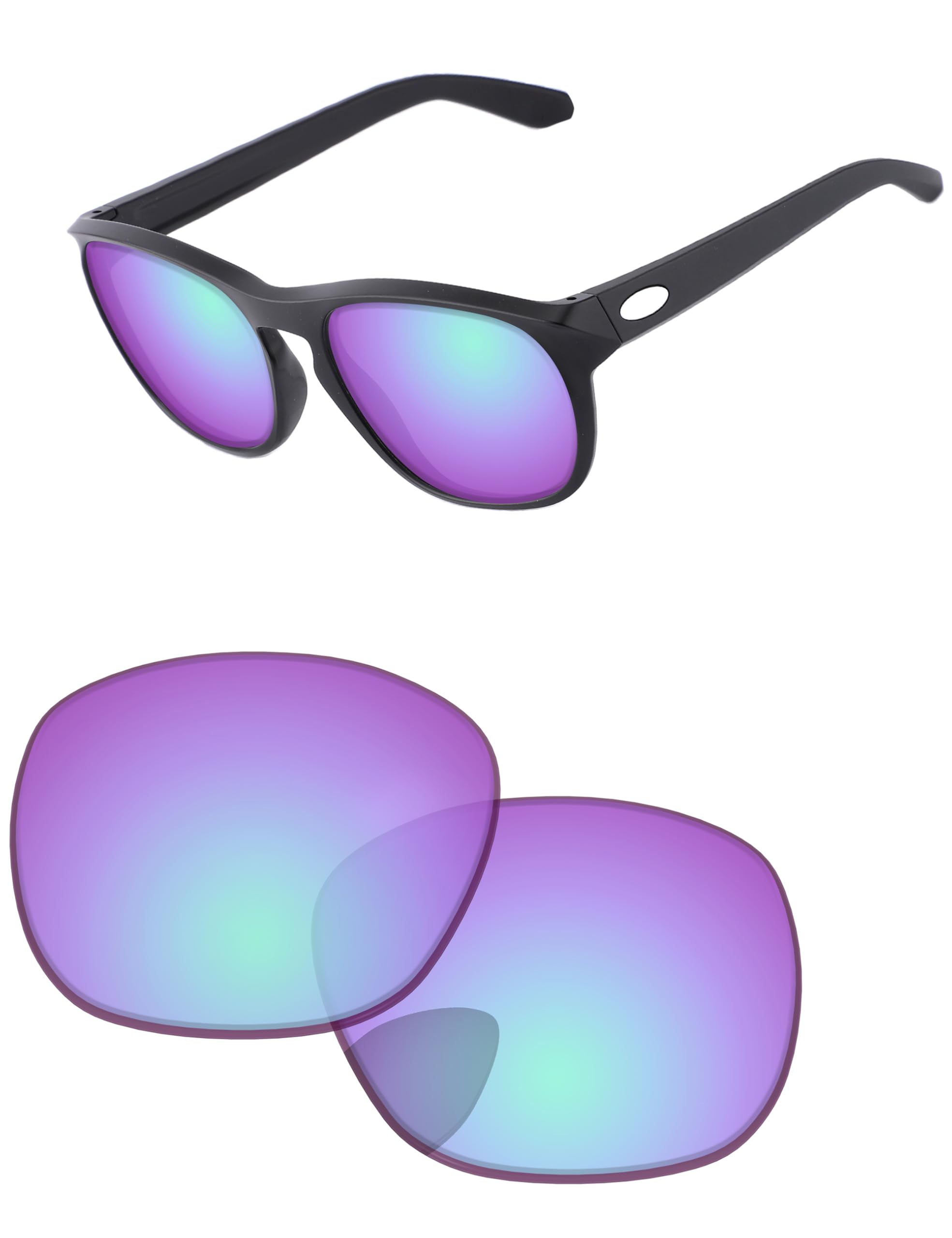 Replacement Lenses for Oakley Manorburn OO9479 56mm Sunglass - Precision Fit, UV Block &amp; Impact Resistant