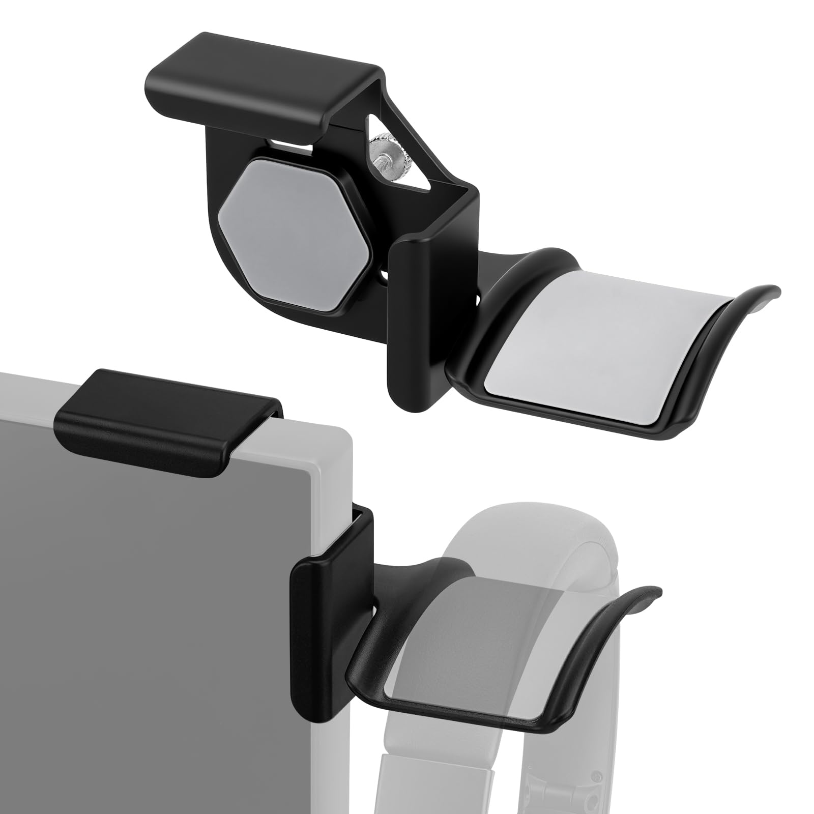 Supports De Casque à Clipser Sur Écran - Lot De 2, Blanc
