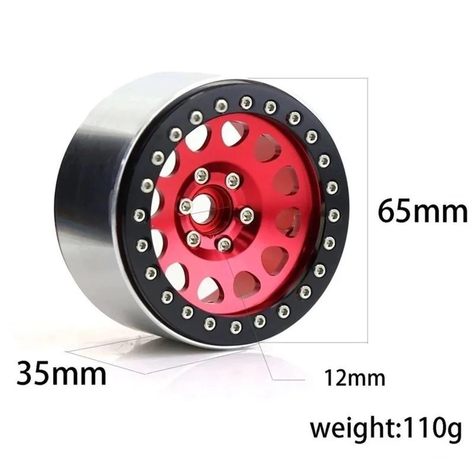 Ruote Beadlock RC Per Vanquish VS4-10 Per Auto Redcat Gen8 1/10