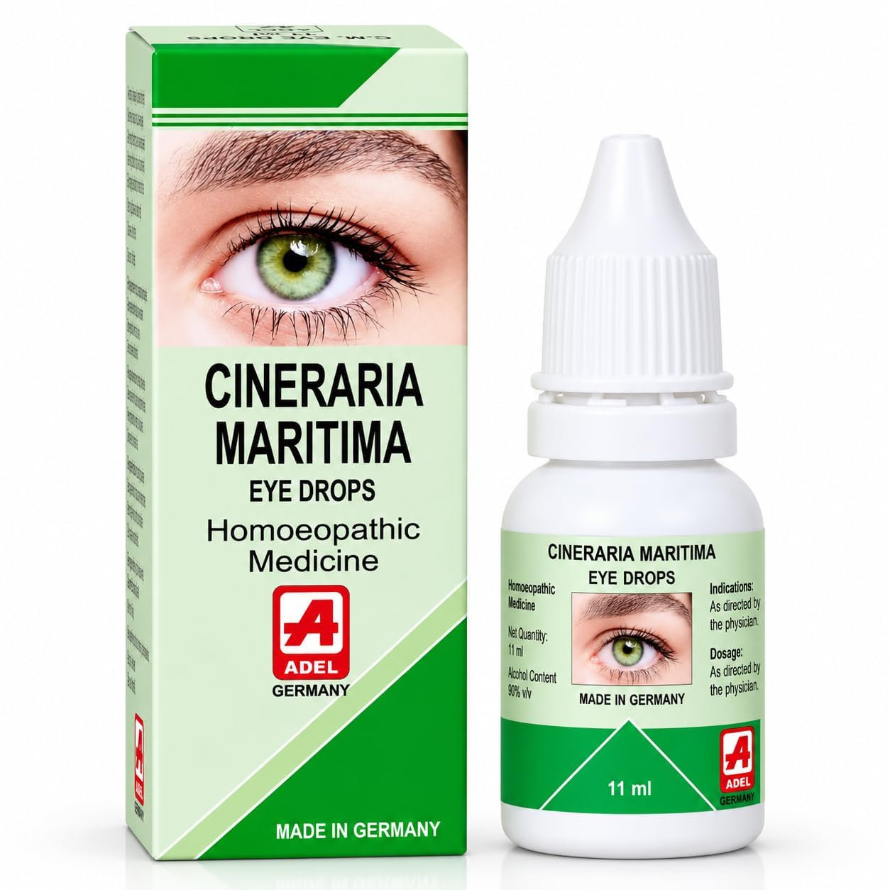 ADEL Cineraria Maritima Homoeopathic Eye Drops, 11 ml, Made in Germany (Pack of 2) — Amazon image 8