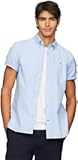 Men's Short Sleeve Regular Fit Stretch Oxford Shirt Collection 2024, Small, White