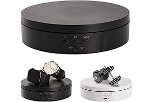 22 lbs Lazy Susan Motorized Rotating Display Stand for Jewelry
