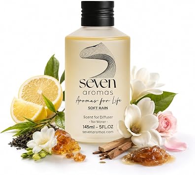 SevenAromas Soft Rain 100% Fragrance Oil for Diffusers, 145 mL