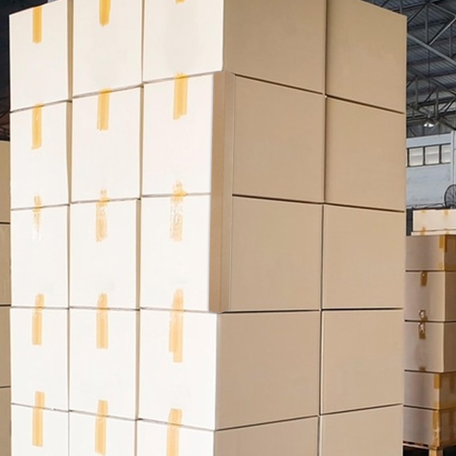 Cabilock Protections D'angle en Papier L et Transport Sécurisé en Lot de 24 Pièces Résistance aux Chocs lors du Transit pour Emballage Carton