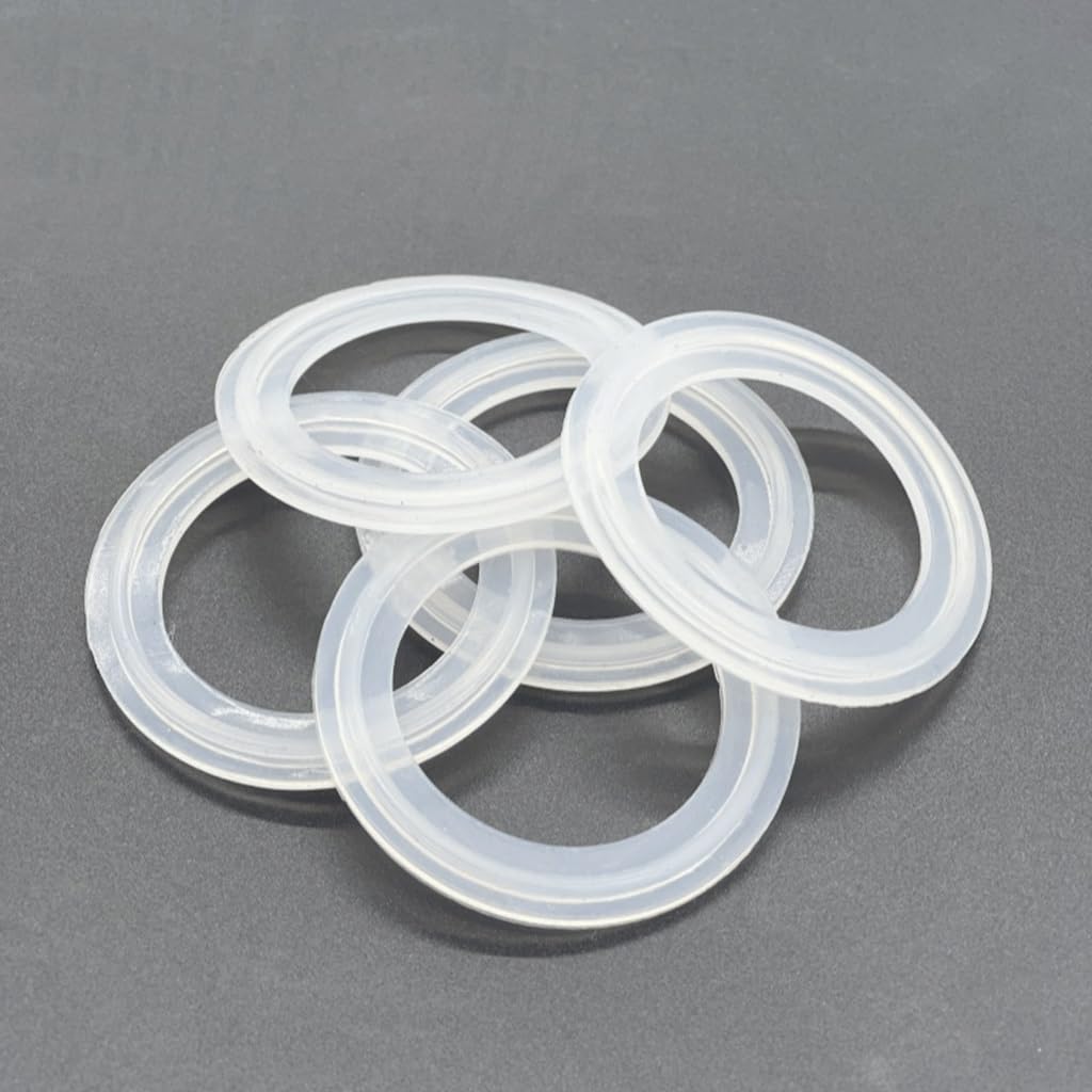 10 sztuk uszczelki silikonowej Tri Clamp o grubości 2 mm, sanitarny pierścień uszczelniający do złączek(159mm-183mm)