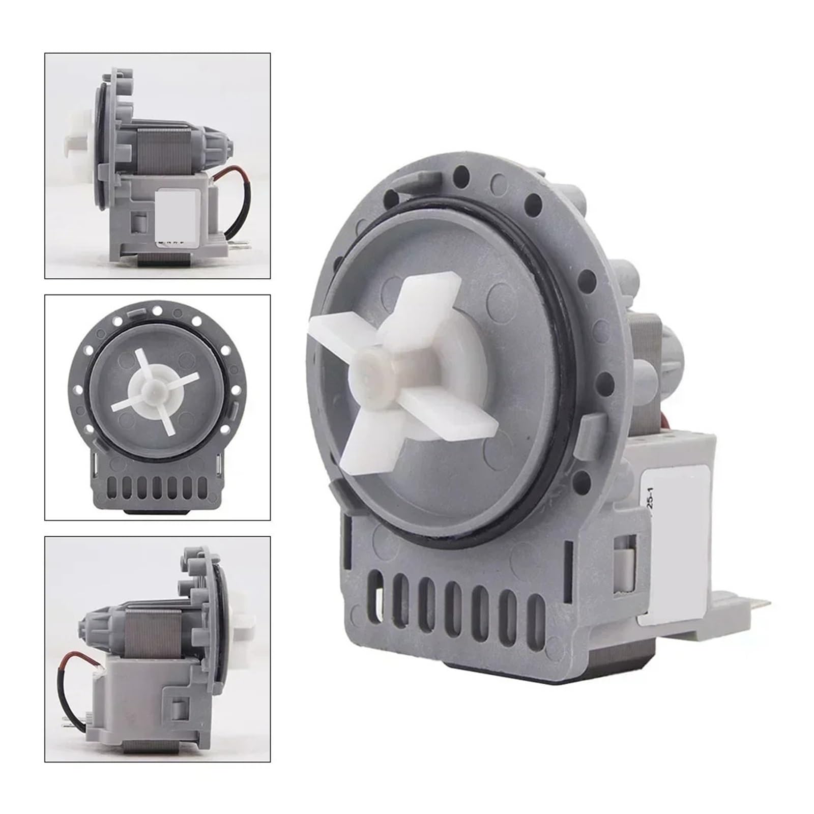 Piezas de recambio de la bomba de agua del drenaje 30W | Piezas de repuesto de bomba de drenaje, for reparación de lavadora, accesorio de bomba de agua de 30W