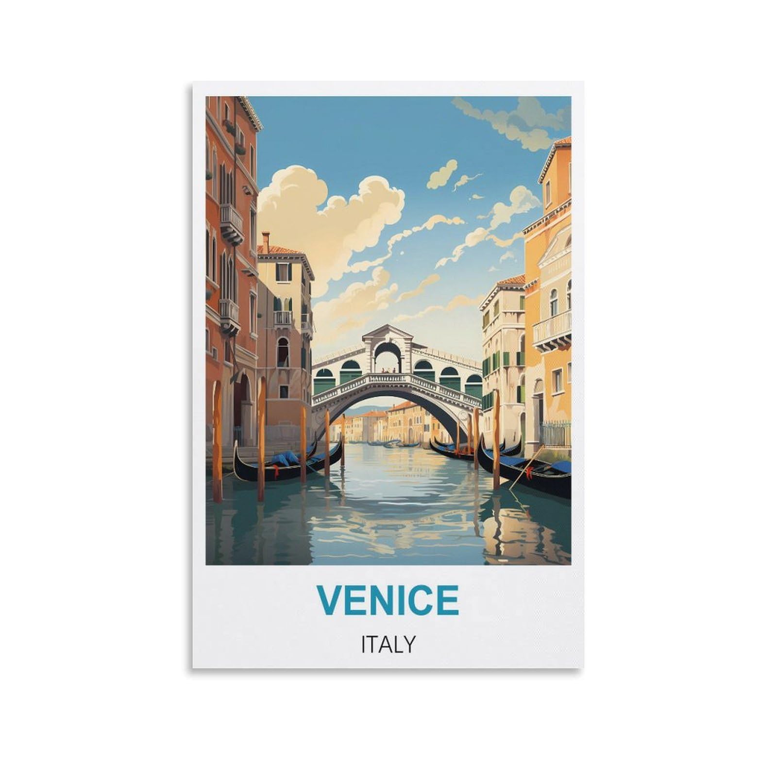 Vintage Metal Tin Sign Funny,Venice Italys,Vintage Bar Club Cave Home Kitchen Rustic Wall Art Decor Funny Sign 30x30cm