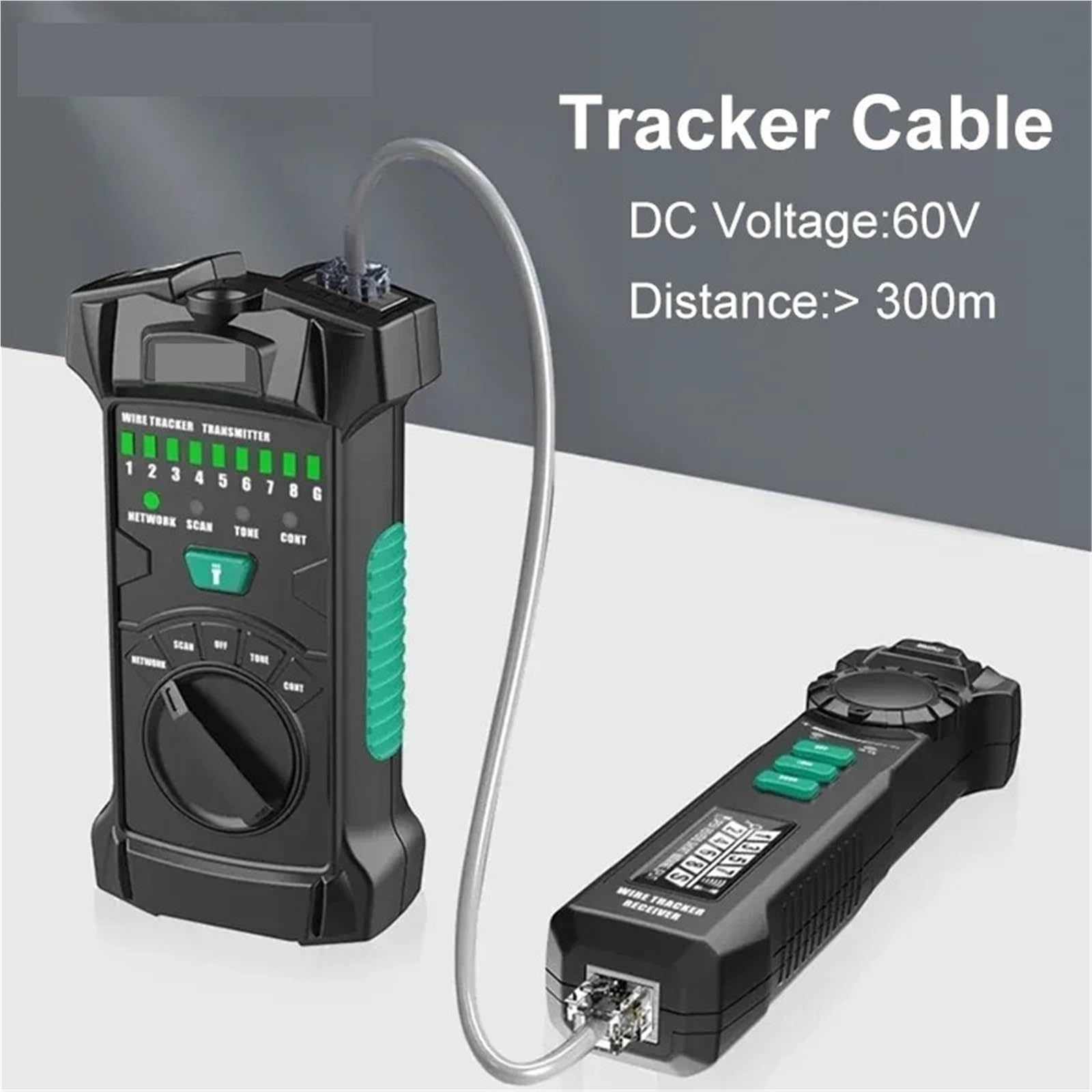 Tester for cavi di rete, rilevatore linee, tracciamento LAN multifunzione, sensibilità POE, regolabile