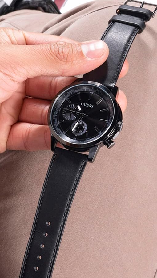 GUESS クォーツ腕時計 ブラック Black Diamond Analog Watch | GUESS