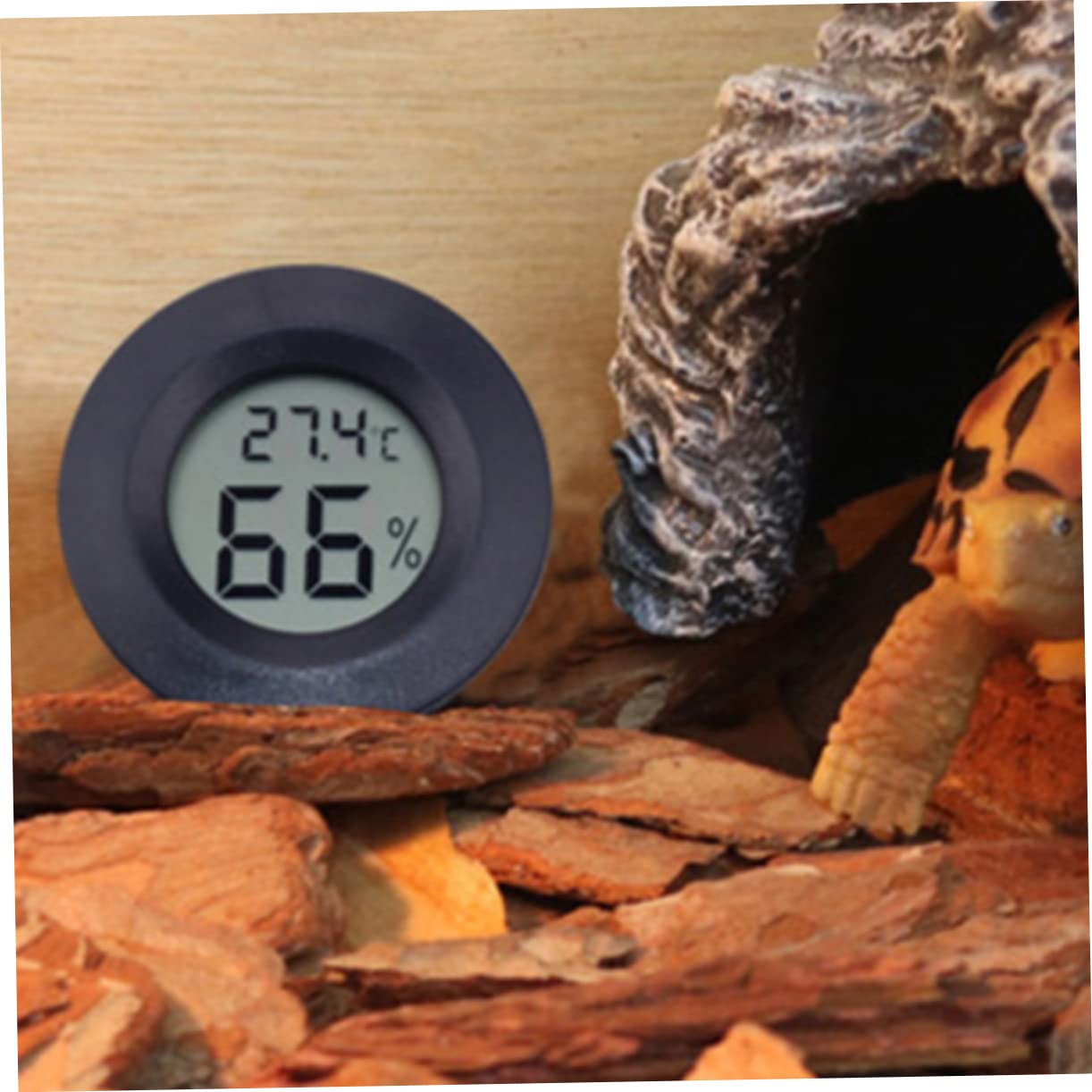 Toddmomy 21piezas Digital De Humedad y Temperatura Para Reptiles De Mini Higrómetros Compactos Para Terrarios Invernaderos y Hogar Medidor De Temperatura y Humedad Portátil