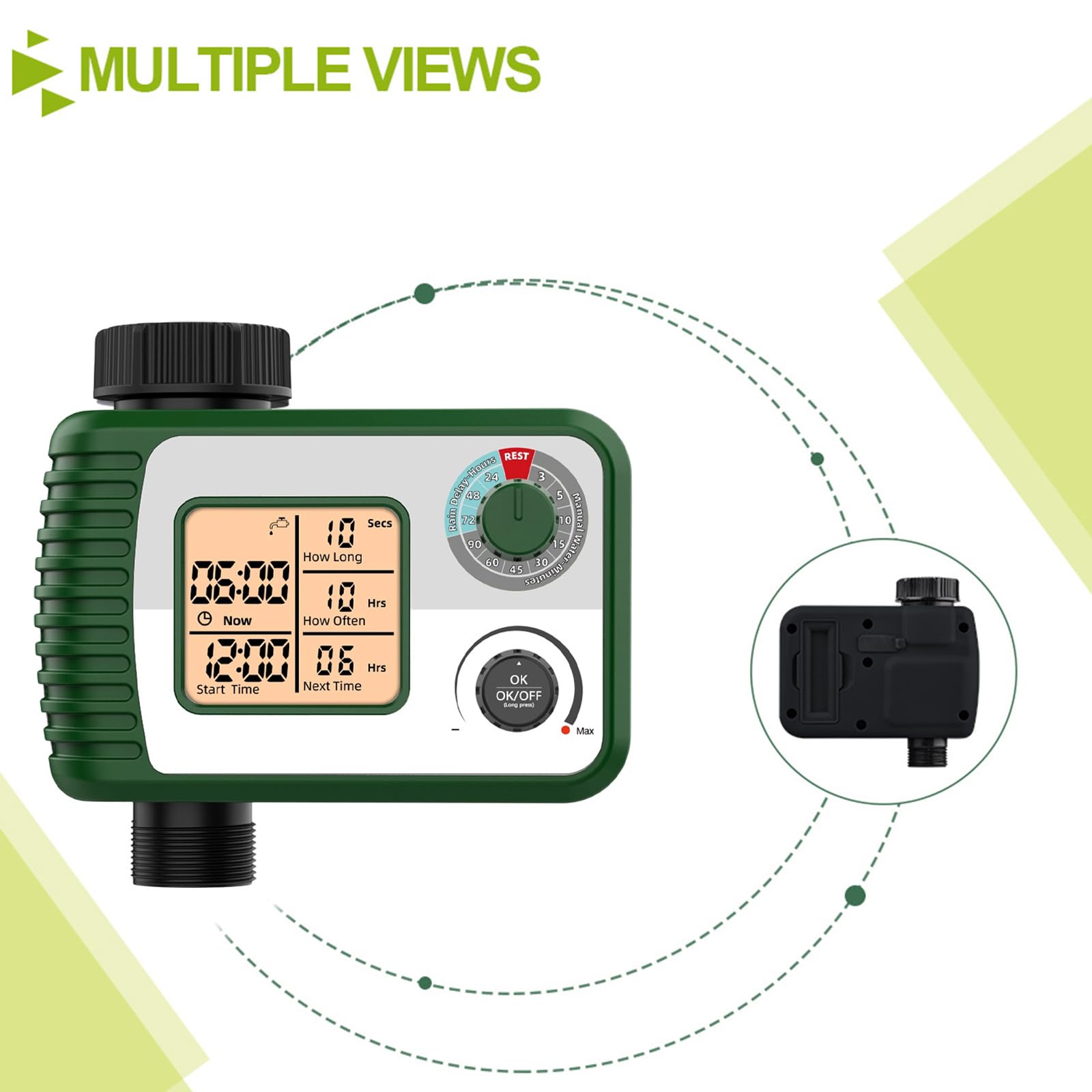 Temporizzatore Automatico per Tubo da Giardino con Pioggia per Un ' efficiente irrigazione Controller per sistemi irrigazione