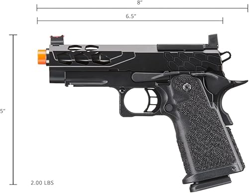 Miniatura 4 de Lancer Tactical Pistola Airsoft STRYK Hi-Capa 5.14.3 Full Metal Gas Blowback 330 FPS