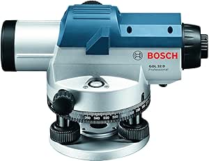 Bosch 8 In. Automatic Optical Level Kit With 26x Magnification Power Lens (5-Piece) GOL 26CK - The Home Depot