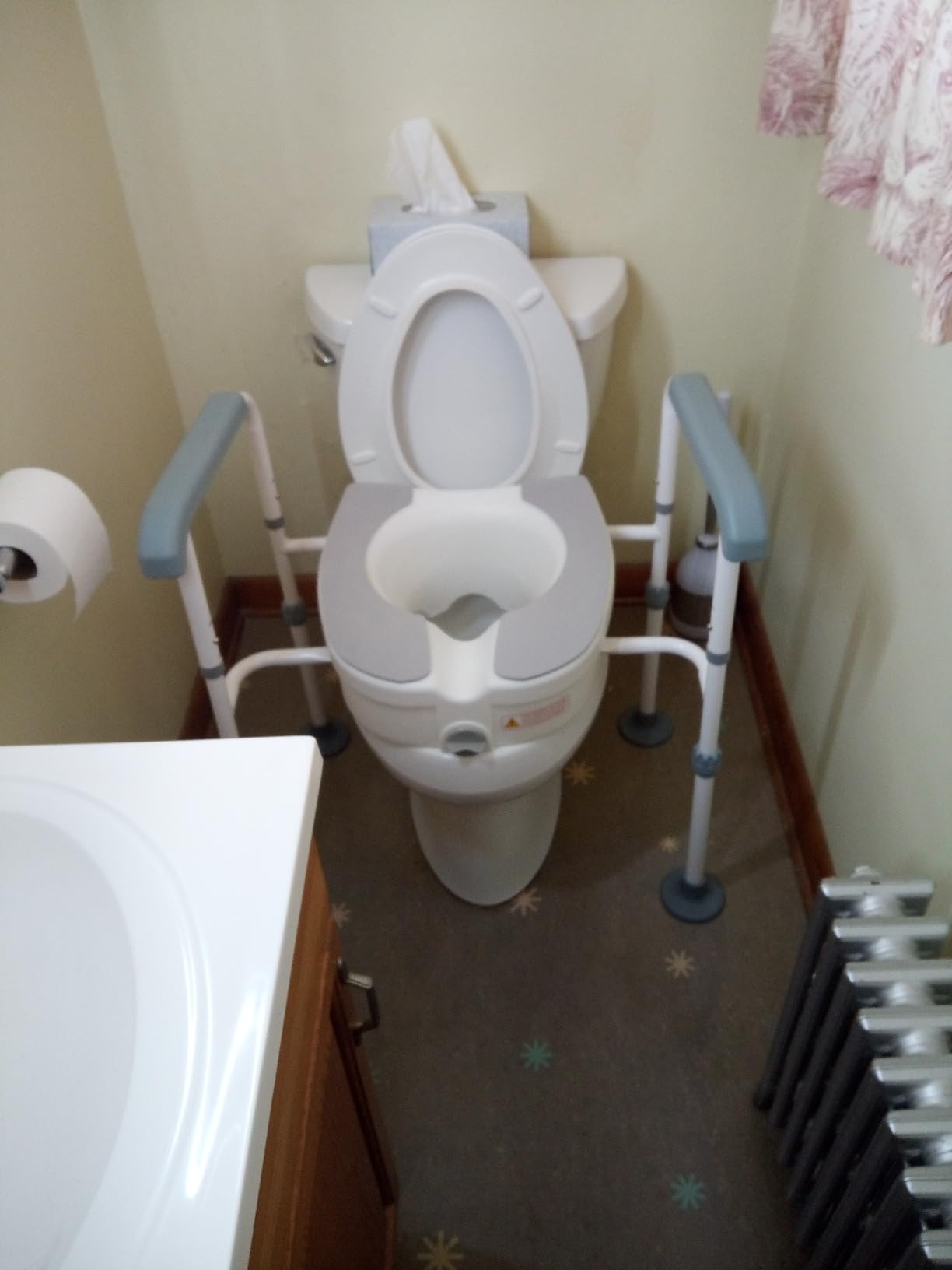 Toilet Seat Risers for Seniors Elongated, Raised Toilet